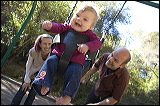 Emi Swings at the Park