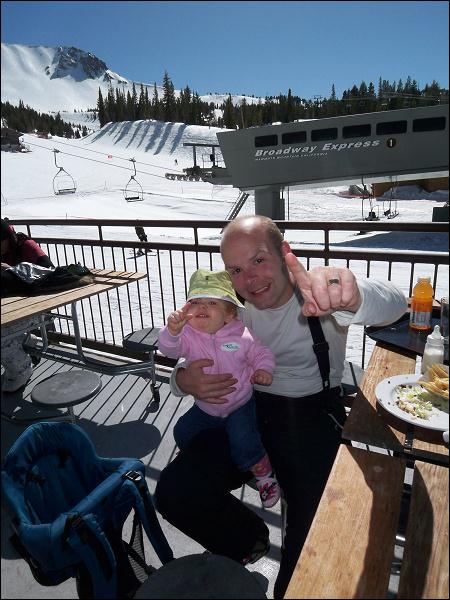   • Our first trip with Emi to visit Aunt Jeanne, Uncle Dennis, Uncle Raymie and Aunt Kit •   • Mammoth Lakes • California  • 4/12/2009