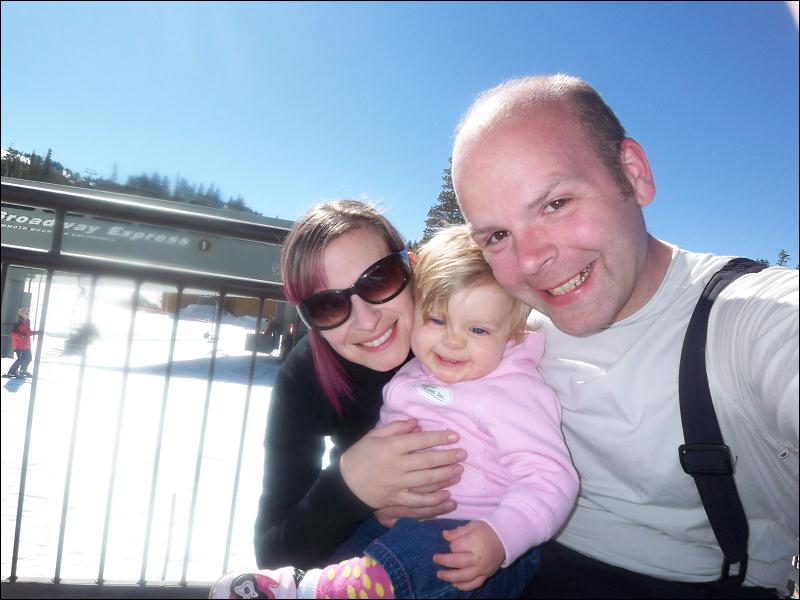   • Our first trip with Emi to visit Aunt Jeanne, Uncle Dennis, Uncle Raymie and Aunt Kit •   • Mammoth Lakes • California  • 4/12/2009