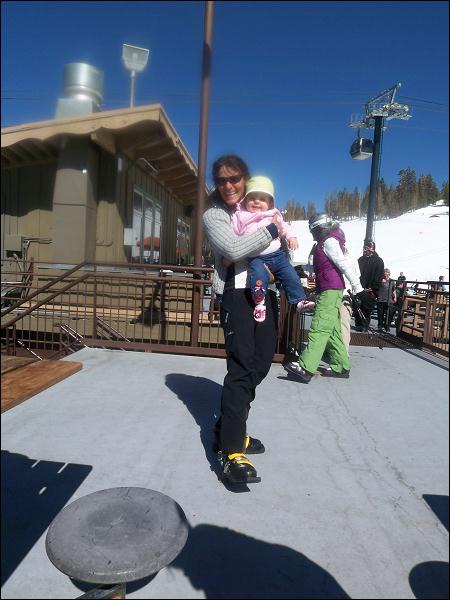   • Our first trip with Emi to visit Aunt Jeanne, Uncle Dennis, Uncle Raymie and Aunt Kit •   • Mammoth Lakes • California  • 4/12/2009