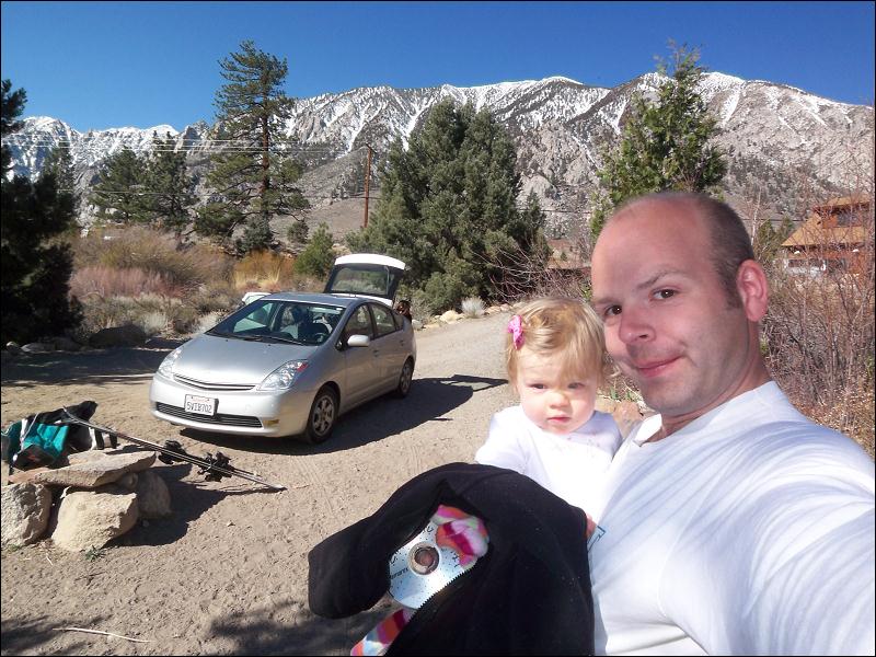   • Our first trip with Emi to visit Aunt Jeanne, Uncle Dennis, Uncle Raymie and Aunt Kit •   • Mammoth Lakes • California  • 4/12/2009