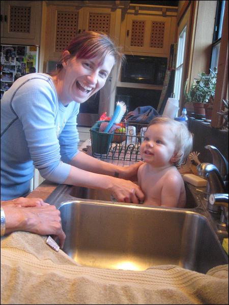   • Our first trip with Emi to visit Aunt Jeanne, Uncle Dennis, Uncle Raymie and Aunt Kit •   • Mammoth Lakes • California  • 4/12/2009