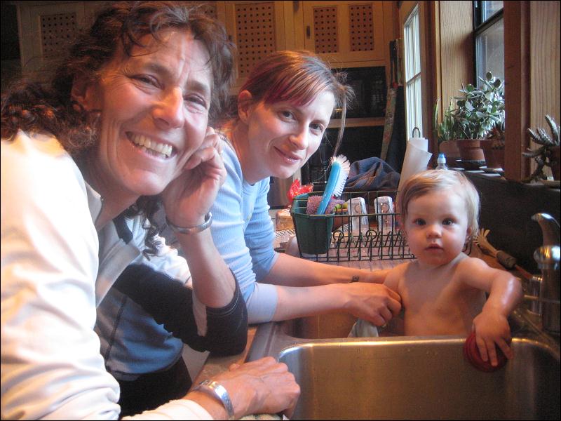   • Our first trip with Emi to visit Aunt Jeanne, Uncle Dennis, Uncle Raymie and Aunt Kit •   • Mammoth Lakes • California  • 4/12/2009