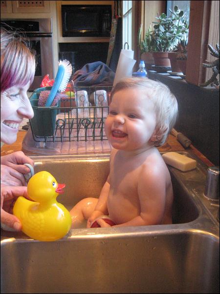   • Our first trip with Emi to visit Aunt Jeanne, Uncle Dennis, Uncle Raymie and Aunt Kit •   • Mammoth Lakes • California  • 4/12/2009